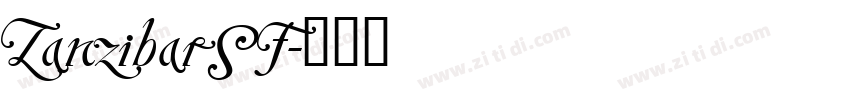 Zanzibar SF字体转换